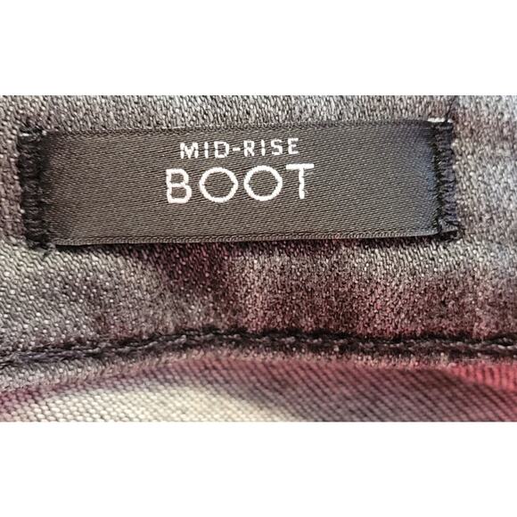 White House Black Market Womens Mid-Rise Boot Jeans in Faded Grey Sz 4 28Wx31.5 - Picture 7 of 7